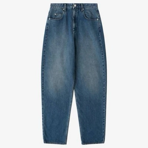 Isabel Marant Etoile Corsy Oversized Jeans - Picture 1 of 15